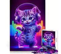 Rompecabezas de 1000 Piezas Fiebre de Gatos del sábado para Adolescentes Juguete de lógica para Jugar en Grupo Corte de precisión Regalo Original (38x52cm)