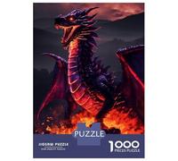 Rompecabezas De 1000 Piezas - Fire Dragon Lord Rompecabezas para Adultos Juegos Familiares Carrera De Velocidad Manual Oferta como Regalos para Toda La Familia 52x38cm/1000pcs