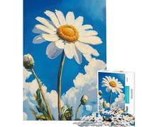 Rompecabezas de 1000 Piezas Florece en Margarita Divertidos Juegos Juguetes adictivos para Cultivar la Paciencia Regalos de Amigo Invisible educativos (tamaño 75x50cm)