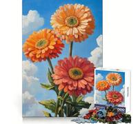 Rompecabezas de 1000 Piezas Florece Entre Margaritas Gerbera para Adolescentes Ejercicio Mental, Tiempo de relajación, Cierre Seguro, Bonito Regalo (38x26cm)