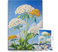 Rompecabezas de 1000 Piezas Florecer en Angélica, un pasatiempo Tranquilo y satisfactorio, Juguete de Corte de precisión Entrelazado, tamaño 38x52cm