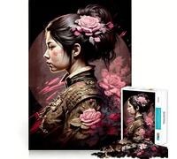 Rompecabezas de 1000 Piezas Flores para niñas para Adolescentes, Juguete cognitivo, Juego de Mesa de Ocio Suave, Pieza de Arte 38x52cm