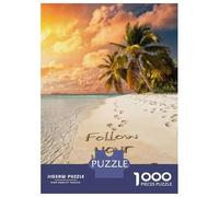 Rompecabezas De 1000 Piezas Follow Your Dreams Rompecabezas para Adultos Juguete Decoración De Pared Regalo De Cumpleaños Cumpleaños Y Navidad 70x50cm/1000pcs