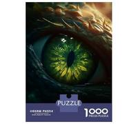 Rompecabezas De 1000 Piezas - Forest Dragons Gem Eye Rompecabezas para Adultos Juegos Familiares Carrera De Velocidad Manual Oferta como Regalos para Toda La Familia 52x38cm/1000pcs