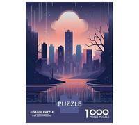 Rompecabezas De 1000 Piezas - Fort Worth Urban Skyline Rompecabezas para Adultos Juegos Familiares Carrera De Velocidad Manual Oferta como Regalos para Toda La Familia 52x38cm/1000pcs