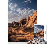 Rompecabezas de 1000 Piezas fotografía de paisajes del Parque Nacional Arches Juguetes de decoración para el hogar Regalos de cumpleaños Juego Educativo Entrena tu Cerebro y Tus Manos tamaño 50x75cm