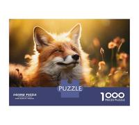 Rompecabezas De 1000 Piezas Fox in The Sunlight Rompecabezas para Adultos Juego Práctico Vacaciones En Casa Matar El Tiempo Cumpleaños 38x26cm/1000pcs