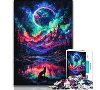 Rompecabezas de 1000 Piezas Fox Under The Planet para Adolescentes y Adultos Juguete Educativo Toda la Familia 50x75cm