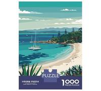 Rompecabezas De 1000 Piezas Fraser Island Beach Rompecabezas para Adultos Juego Práctico Una Obra De Arte Cumpleaños Y Navidad 38x26cm/1000pcs