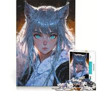 Rompecabezas de 1000 Piezas Furia Felina de la Escarcha, Juego Educativo, Actividades Divertidas para Hacer en casa, Regalo de cumpleaños, Regalos de Viaje 38x26cm