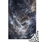 Rompecabezas De 1000 Piezas - Galactic Feline Majesty Rompecabezas para Adultos Juguetes De Bricolaje Oferta De Decoración Perfecta como Regalos para Toda La Familia 38x26cm/1000pcs