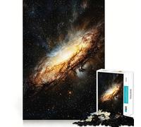 Rompecabezas de 1000 Piezas Galaxia Espiral en el Espacio para Adolescentes Juguete de lógica Resistente Diversión y Ocio Bordes Transparentes Arte Coleccionable 38x52cm