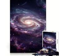 Rompecabezas de 1000 Piezas Galaxia Espiral Vibrante en el Espacio Profundo para Adolescentes Ideal para estimular la Mente entretenerse y Disfrutar del Tiempo Libre Un Regalo para Cualquier ocasión