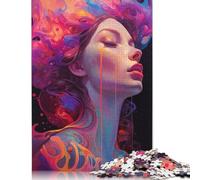 Rompecabezas de 1000 Piezas Galaxy Girl n.° 5, Rompecabezas creativos Cuadrados de Madera para Adolescentes, Rompecabezas para Adultos, Regalos de 1000 Piezas (75 x 50 cm)