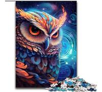 Rompecabezas de 1000 Piezas Galaxy Owl, desafiante Rompecabezas de 26x38cm, Ideal para Adolescentes y coleccionistas, Regalo de Viaje, Actividad Familiar.