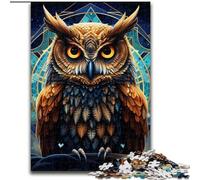 Rompecabezas de 1000 Piezas Galaxy Owl, Navidad y Año Nuevo (26x38cm)