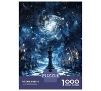 Rompecabezas De 1000 Piezas Galaxy Universe Chess Rompecabezas Juguetes Antiestrés Decoración De Pared Cumpleaños Y Navidad 52x38cm/1000pcs