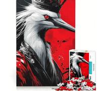 Rompecabezas de 1000 Piezas Garza coronando al Rey Garza, Juego Relajante, reducción del estrés, Regalo para Amigos y Familiares 38x26cm
