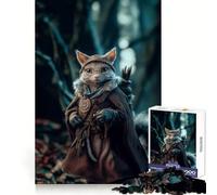 Rompecabezas de 1000 Piezas Gato Antiguo en un Bosque para Adultos Estimula la lógica, estimula la Mente y Evita distracciones Festivo (50x75cm)