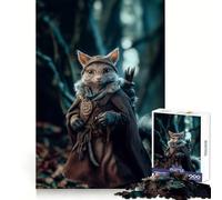 Rompecabezas de 1000 Piezas Gato Antiguo en un Bosque para Adultos Regalos Divertidos e intelectuales Ideal para Relajarse Bordes precisos Regalo Memorable (38x26cm)