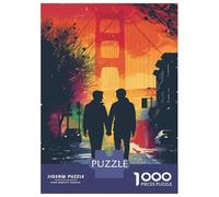 Rompecabezas De 1000 Piezas Gay Vintage Rompecabezas para Adultos Juego De Ingenio Análisis Y Lógica Interacción Entre Padres E Hijos 38x26cm/1000pcs