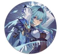 Rompecabezas de 1000 Piezas Genshin Impact EULA Lawrence, Rompecabezas Redondo de 1000 Piezas, decoración artística DIY, Regalo de cumpleaños, 67,5 x 67,5 cm
