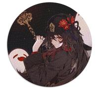 Rompecabezas de 1000 Piezas Genshin Impact Hu Tao de cartón con Juego Interactivo Familiar, Regalo Ideal para Mayores de 14 años, 1000 Piezas (67,5x67,5cm)