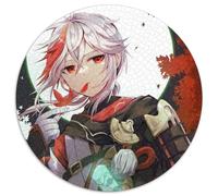 Rompecabezas de 1000 Piezas Genshin Impact Kaedehara Kazuha, Redondo de cartón, desarrolla la coordinación Ojo-Mano, Perfecto para Regalos de cumpleaños, 1000 Piezas (67,5x67,5cm)