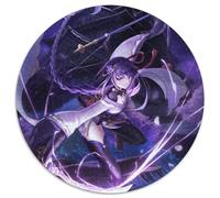 Rompecabezas de 1000 Piezas Genshin Impact Raiden Shogun,Rompecabezas Redondos de 1000 Piezas para Adultos, decoración del hogar y la Oficina,Fiestas,cumpleaños y Regalos navideños,