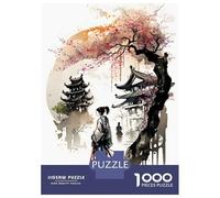 Rompecabezas De 1000 Piezas - Girls Cherry Blossom 06 Rompecabezas para Adultos Juguetes De Bricolaje Oferta De Decoración Perfecta como Regalos para Toda La Familia 70x50cm/1000pcs