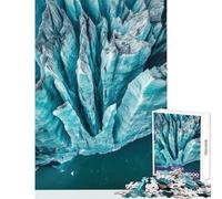 Rompecabezas de 1000 Piezas Glaciar Perito Moreno Argentina Decoración del hogar Juguetes Gran Regalo para Juegos Juego Educativo Mejora el Amor Entre Parejas tamaño 38x52cm