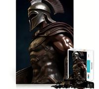 Rompecabezas de 1000 Piezas Gloria del Guerrero Romano para Adolescentes Juguete para desarrollar la lógica y la Capacidad de relajación Bordes Suaves Regalo de Primera Calidad (38x26cm)