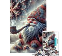 Rompecabezas de 1000 Piezas Gnomo de los Cielos Etéreos para Adultos Juego Familiar Ideal para Pasar el Tiempo en casa cumpleaños y Navidad (tamaño 38x26cm)
