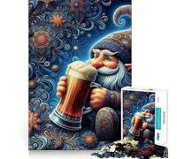 Rompecabezas de 1000 Piezas Gnomo Twizzletoe Decoración de Corte preciso Juego de ingenio Regalo Juego Relajante Actividad de cumpleaños (50x75cm)