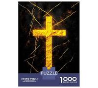 Rompecabezas De 1000 Piezas Golden Cross Rompecabezas Juguetes Antiestrés Decoración De Pared Cumpleaños Y Navidad 52x38cm/1000pcs