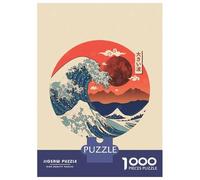 Rompecabezas De 1000 Piezas Great Wave Kanagawa Rompecabezas para Adolescentes Juego De Ingenio Regalos para Mujeres Cumpleaños Y Navidad 52x38cm/1000pcs