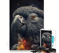 Rompecabezas de 1000 Piezas Gris Africano para Adolescentes Juguete para ejercitar la Mente Regalo Original para una escapada Tranquila 38x26cm