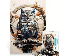 Rompecabezas de 1000 Piezas Guardián Vigilante de Invierno Juego de Ejercicios mentales con Encaje Huecos,desafío Interactivo para el Cerebro en casa (38x52cm)