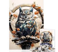 Rompecabezas de 1000 Piezas: Guardián Vigilante Invernal Juguetes para armar Regalos para el Amigo Secreto Juego Educativo con Piezas aleatorias Que se entrelazan (tamaño 38x26cm)