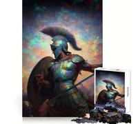 Rompecabezas de 1000 Piezas Guerrero Antiguo en Batalla para Adultos y Adolescentes Ideal para Entrenar la concentración, Relajarse y Disfrutar de la Navidad Bordes Finos (38x52cm)