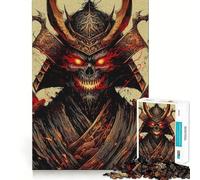 Rompecabezas de 1000 Piezas Guerrero Samurai No Muerto para Adultos Juego de Habilidad Mental Corte láser para un Ajuste Actividad gratificante para días lluviosos (38x26cm)