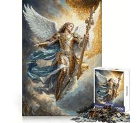 Rompecabezas de 1000 Piezas Guerreros Angélicos Adolescentes para una Mente Clara y un pasatiempo Acogedor Fiestas (50x75cm)