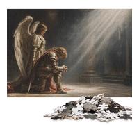 Rompecabezas de 1000 Piezas Guía Divina en la Oración para Adultos, Juego Educativo, Juguete de desafío, 1000 Piezas (75 x 50 cm)