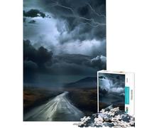 Rompecabezas de 1000 Piezas hacia la tormenta para Juego Educativo Juguete desafiante para Juegos educativos Regalo de desafío difícil para cumpleaños tamaño 38x52cm