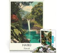 Rompecabezas de 1000 Piezas Haiku Maui para Adultos, Juegos Familiares, para divertirse en Familia, Regalos para Amigos y Familiares 38x26cm