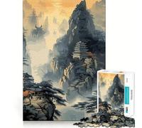 Rompecabezas de 1000 Piezas Hermoso Paisaje de Japón Corte Suave Juego cognitivo Regalo Ideal para Momentos de Juego relajantes Regalo de cumpleaños (50x75cm)