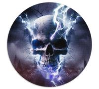 Rompecabezas de 1000 Piezas, Hermoso Rompecabezas de Calavera para Adultos, diversión Familiar, Obra de Arte Decorativa DIY, 67,5 x 67,5 cm