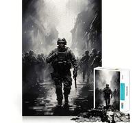 Rompecabezas de 1000 Piezas Héroes de la Policía Antidisturbios para Adolescentes Refuerza la Memoria Divertido y pacífico Borde de Calidad Regalo Ideal (50x75cm)