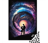 Rompecabezas de 1000 Piezas Historia de Amor cósmica para Adultos y Adolescentes Adolescentes, Hombres y Mujeres. 1000 Piezas (75 x 50 cm).