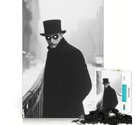 Rompecabezas de 1000 Piezas Hombre Misterioso con Sombrero de Copa para Adultos Juguete para aliviar la ansiedad Bordes precisos Regalo Original (50x75cm)